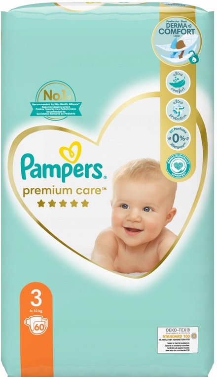 najnowsze ulepszenie pampers premium care