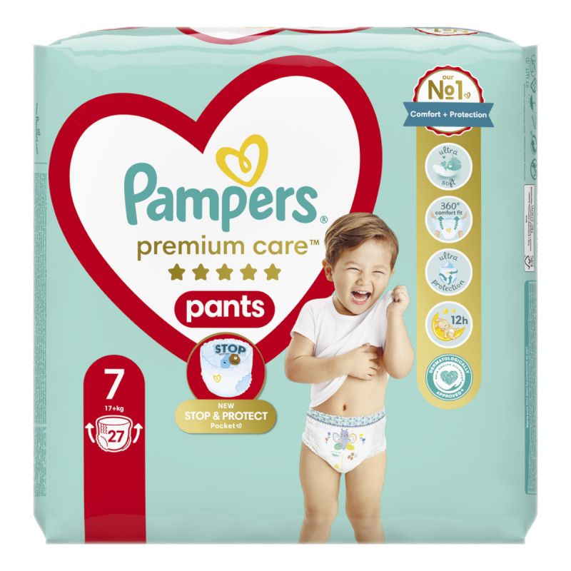 tesco pampersy pieluchomajtki 5