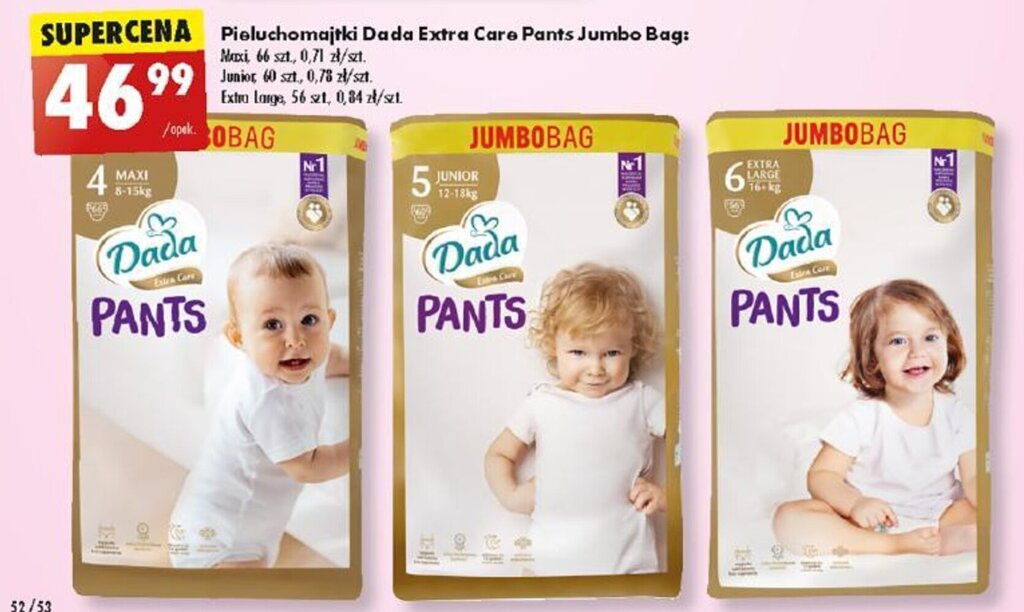 pampers pants 4 cena