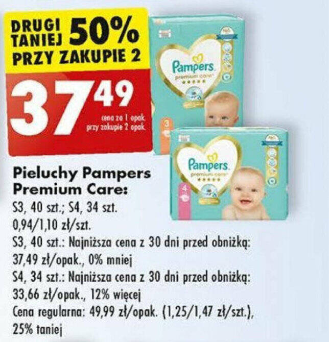 pieluchy pampers 2 najtaniej