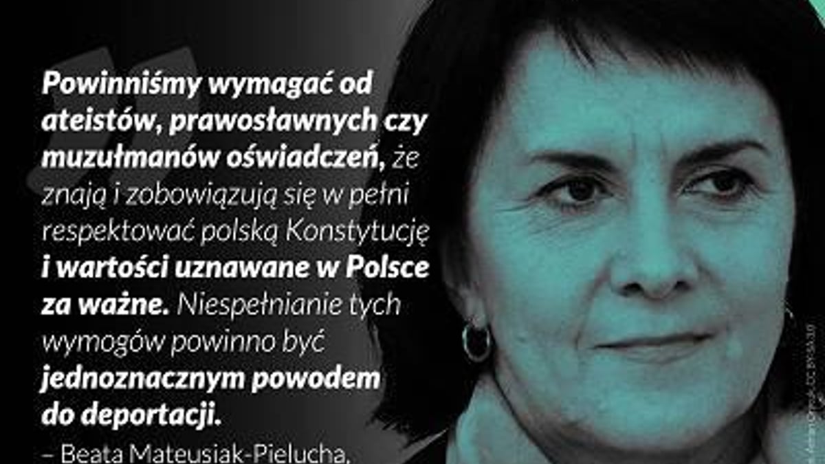 słowa posłanki pieluchy