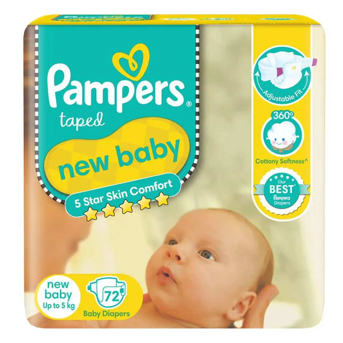 pampers new baby pieluchy rozmiar 1