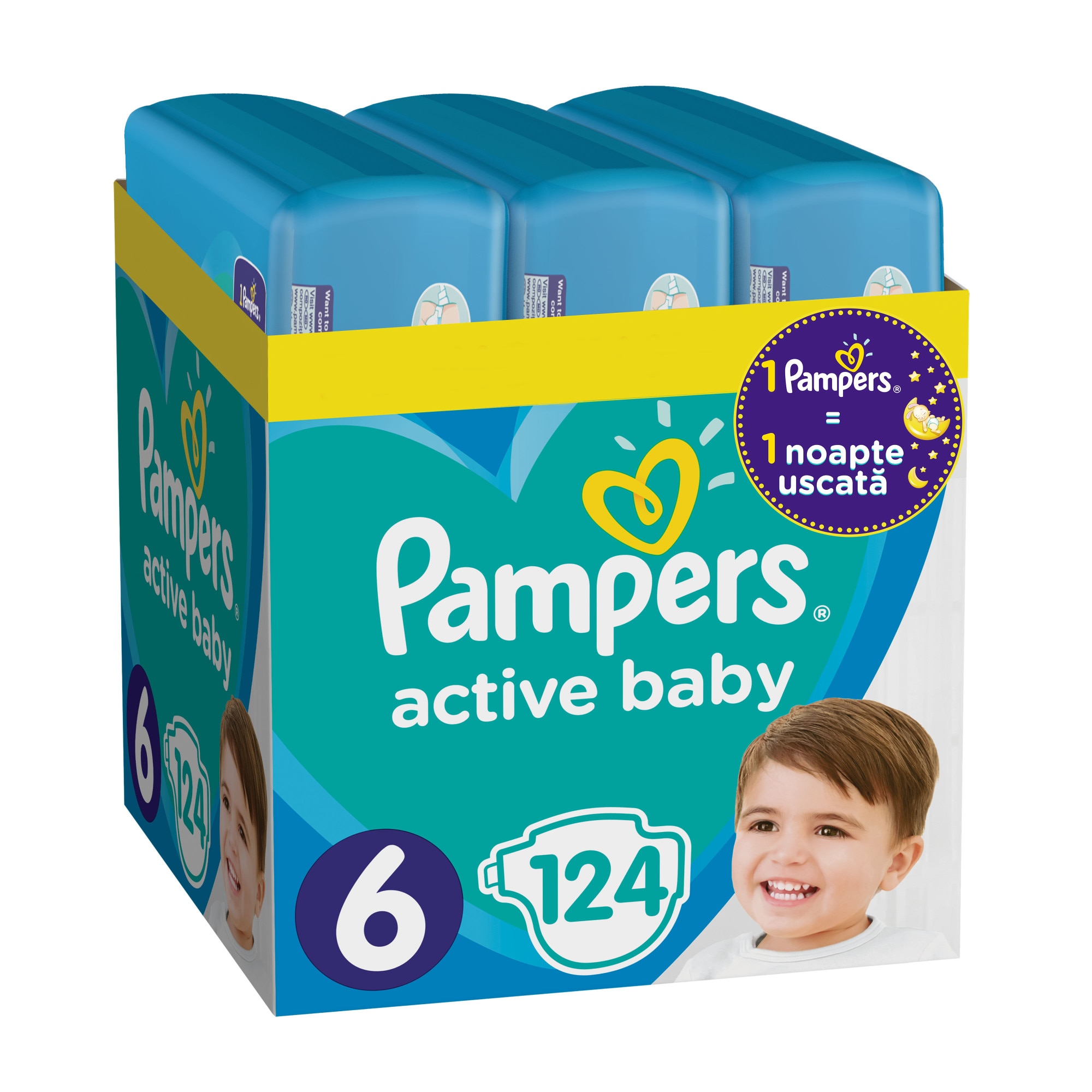 pampers new baby-dry 228sztuk