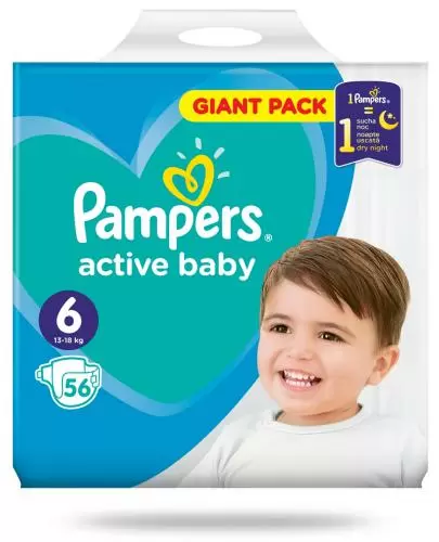 pampers active baby dry 5