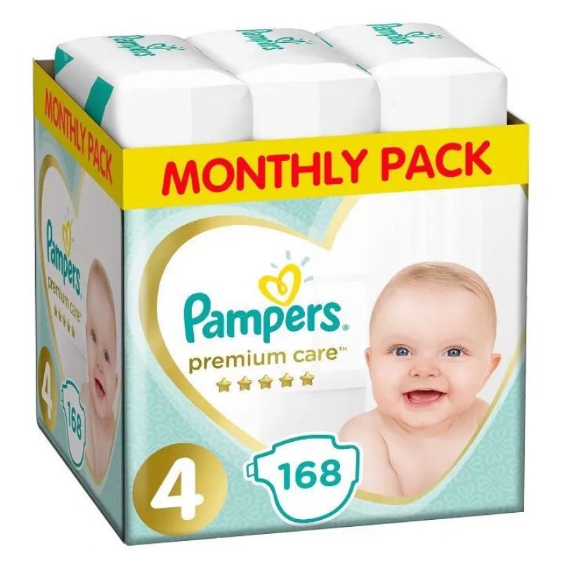 pieluchomajtki pampers pants 4 208 sztuk