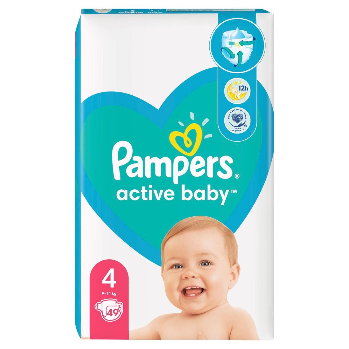 pampers pieluchy rozmiar 4