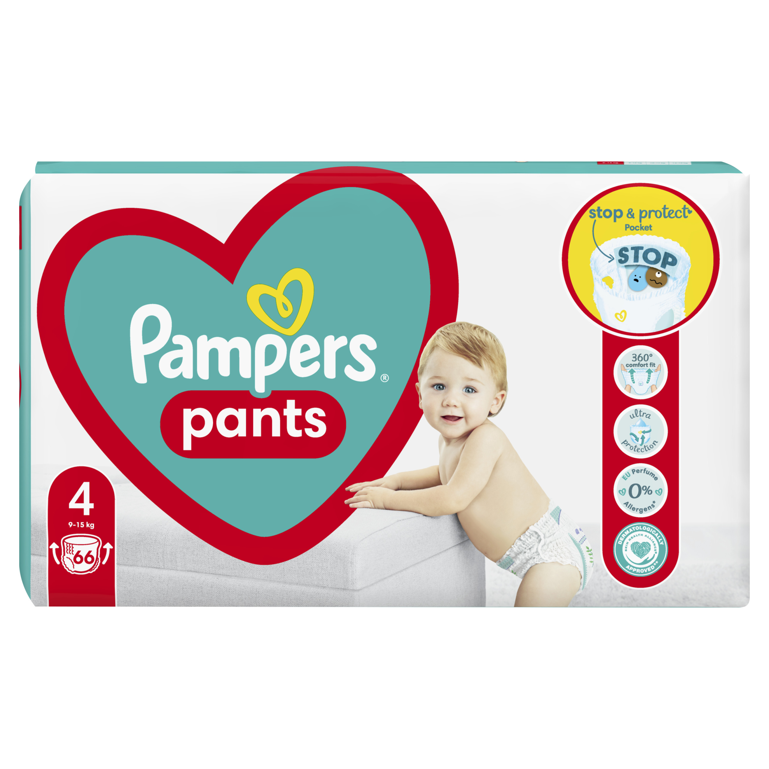 pieluchomajtki pampers pants 4 mega pack