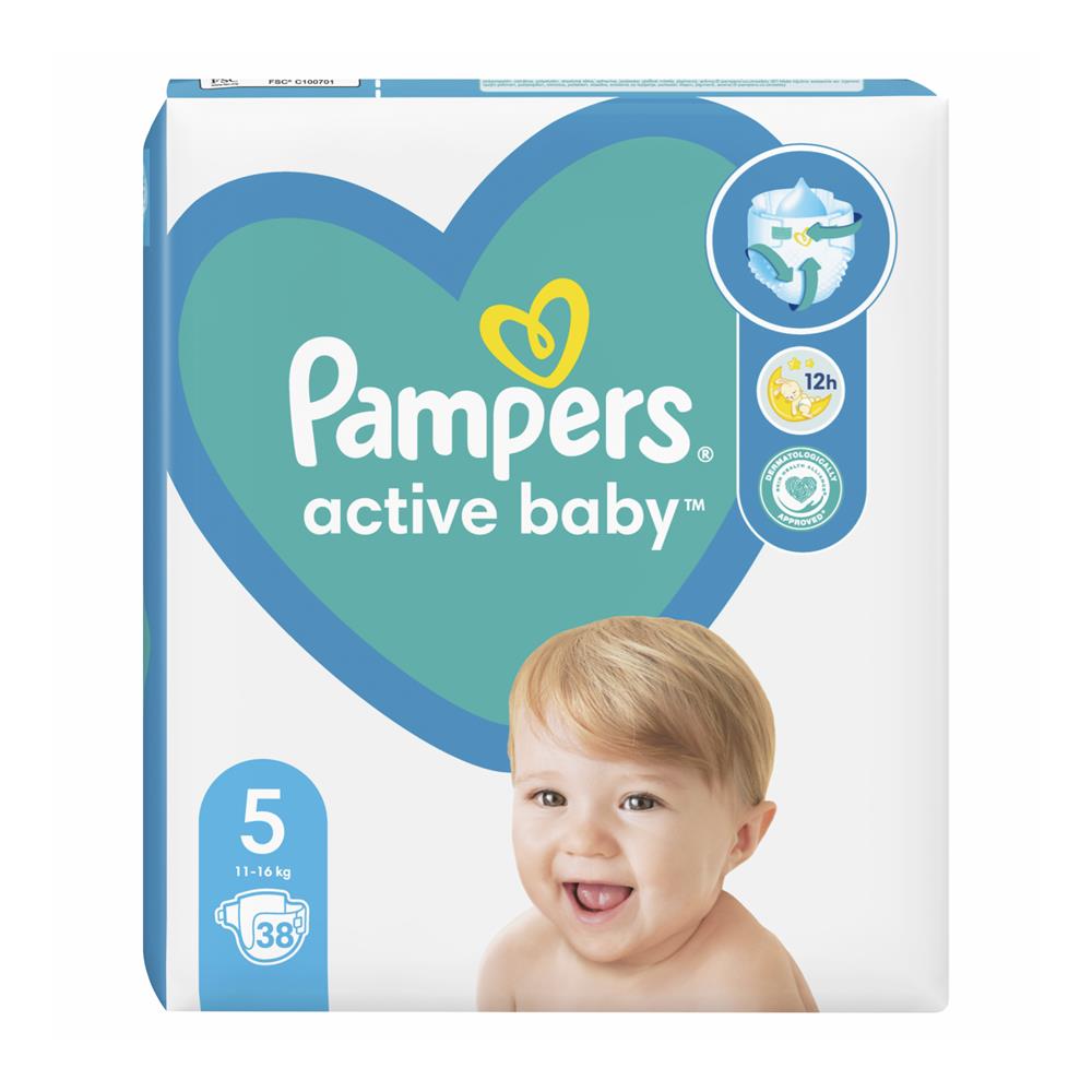 pampers active baby 4+ maxi plus 9-16kg