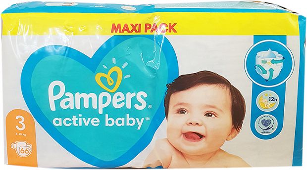 pampers 6 active baby dry 42 szt