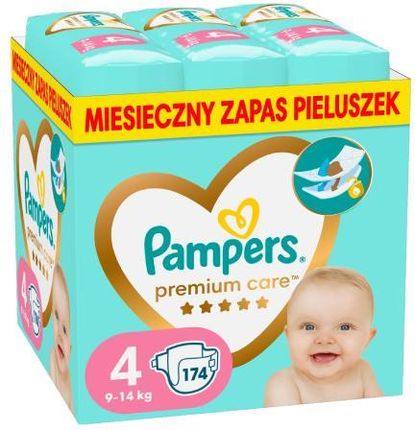 pampers 4 pieluchy 174 sztuki