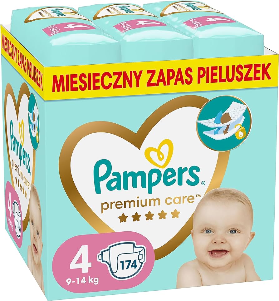 pampers premium care pieluchy rozmiar 2 mini 3-6kg 80 sztuk