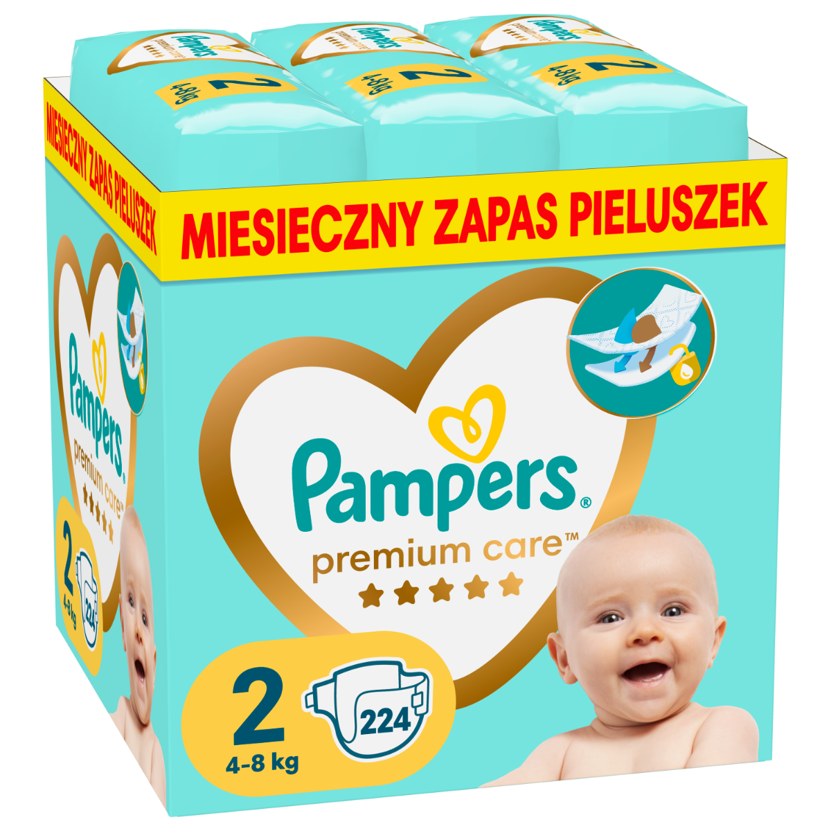 pampers newbaby-dry pieluchy rozmiar 2