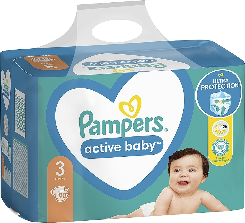 pampers active baby 2 62 szt