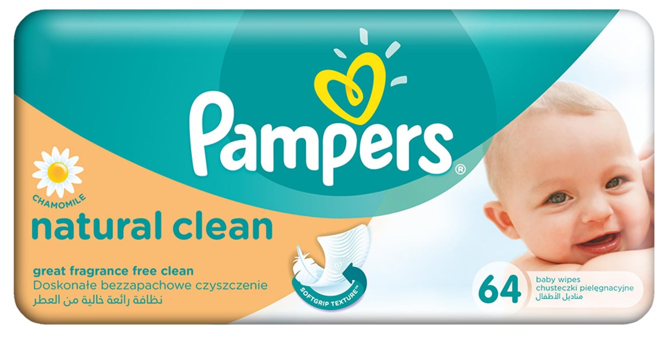 chusteczki pampers aqua pure 14x