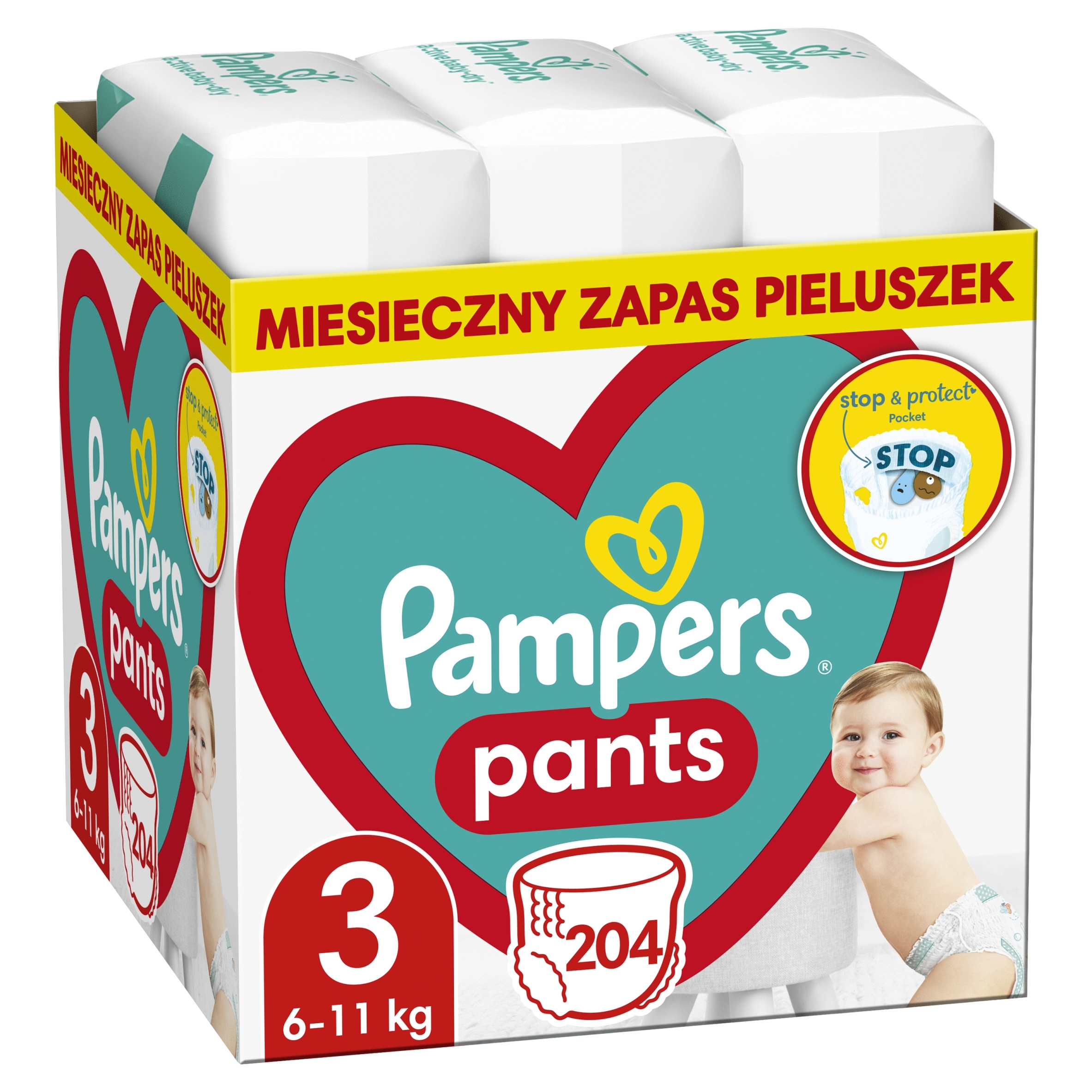 pampers przecieka