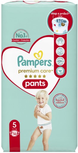 nowe pampers premium care