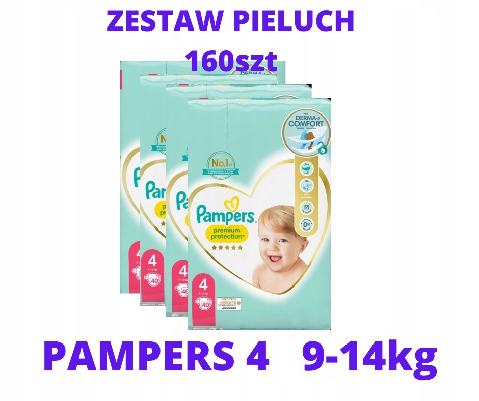 pampers sensitive chusteczki nawilżane 4x56 sztuk