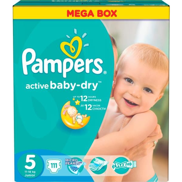 pieluchy pampers baby active 5 50