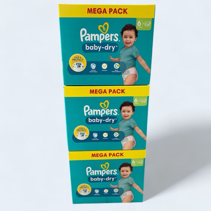 pampers active baby 3 150 szt