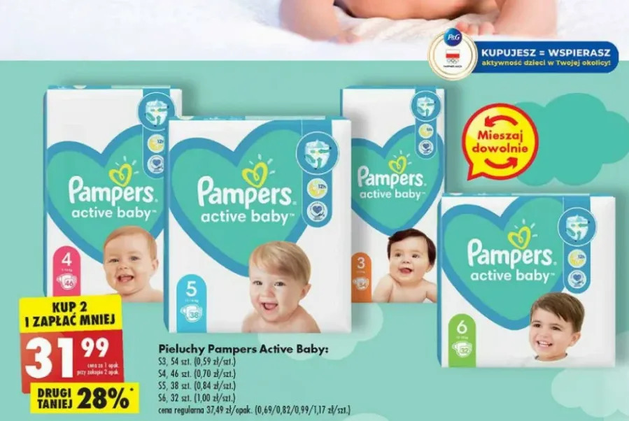 pampers baby dry 3 66 stück