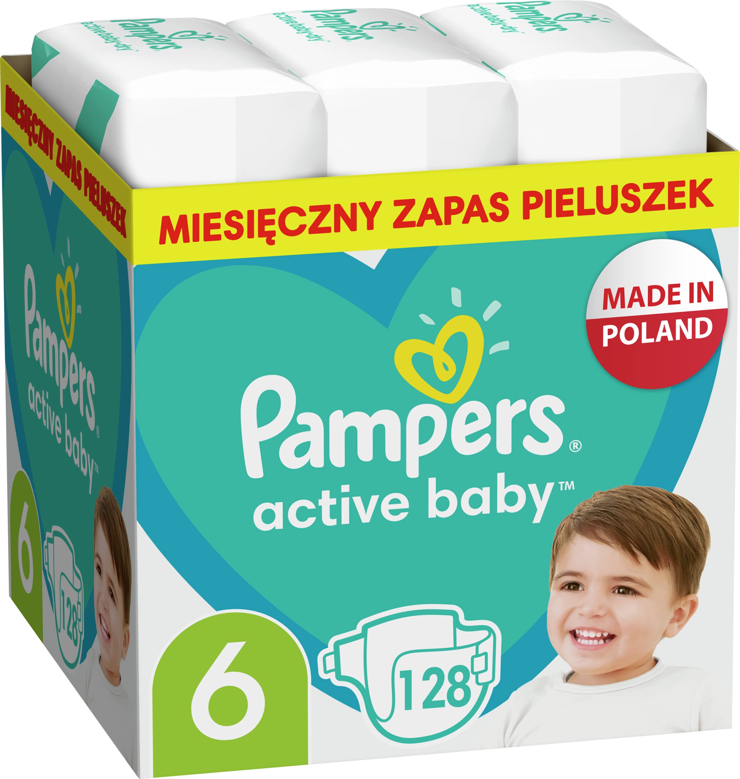 pampers active baby 3 ile miesiecy