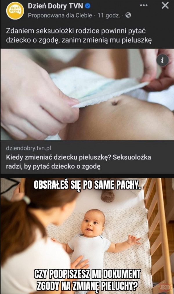 pampers policzkowy