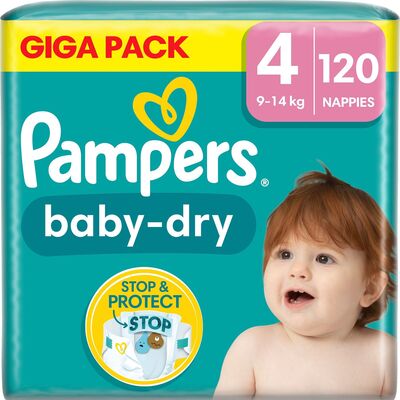 pampers pieluchomajtki duże