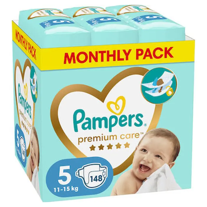 niebieskie pampersy pampers