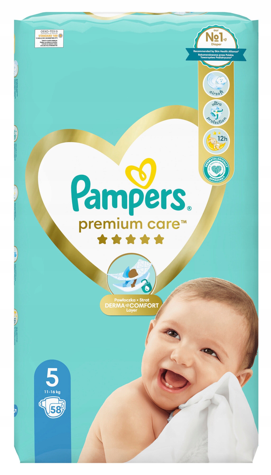 pampers premium care 4 maxi 168 sztuk