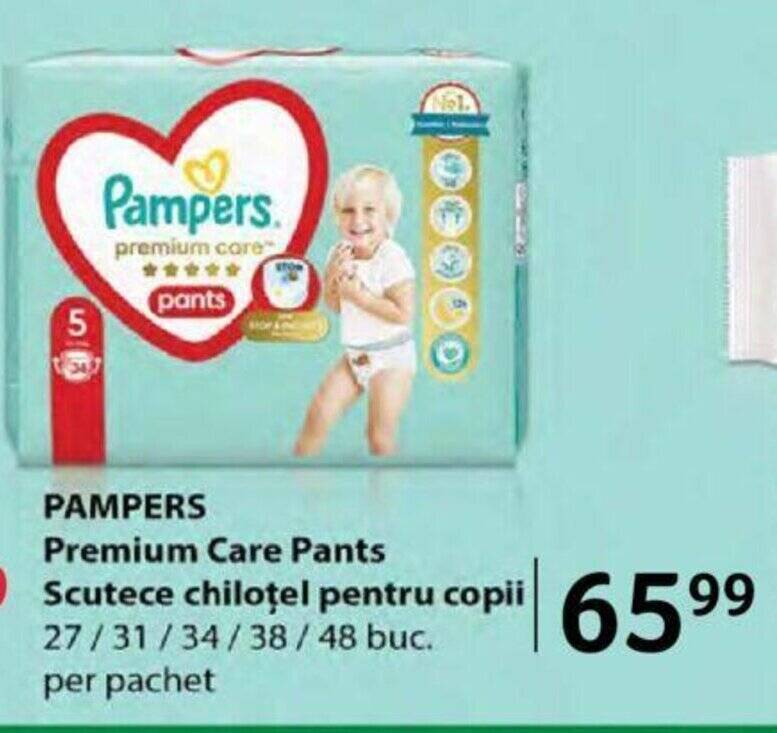 pieluchomajtki pampers najmniejsze