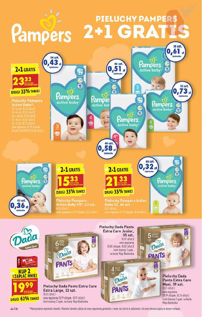 aktualne promocje na pieluchy pampers