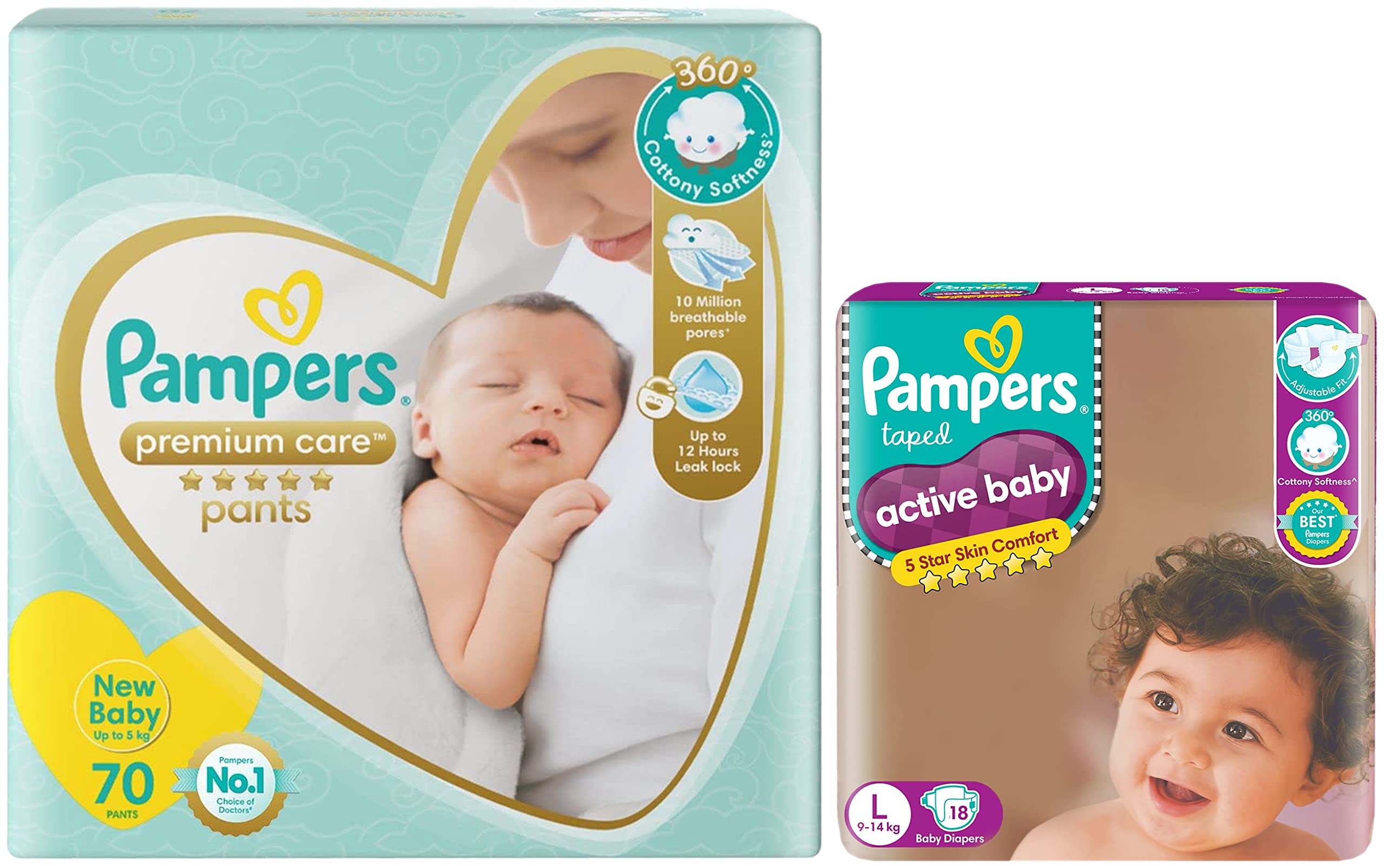 netto pieluchy pampers