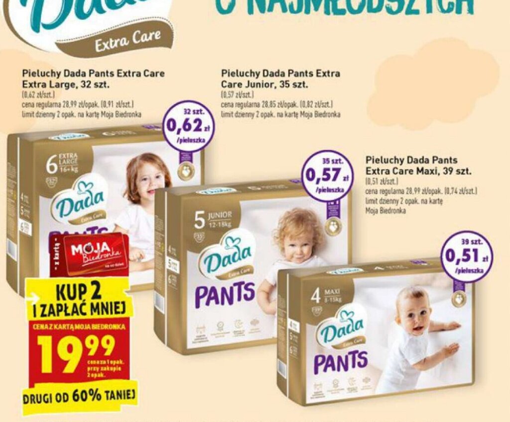 kaufland pieluchy pampers premium care 4