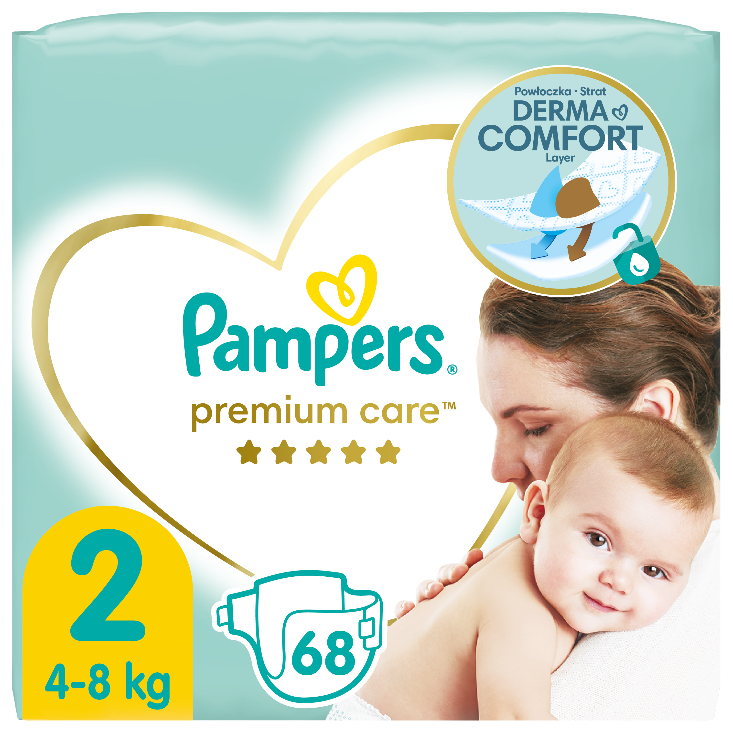 pampers pieluszki dla dzieci 4 dziewczynka