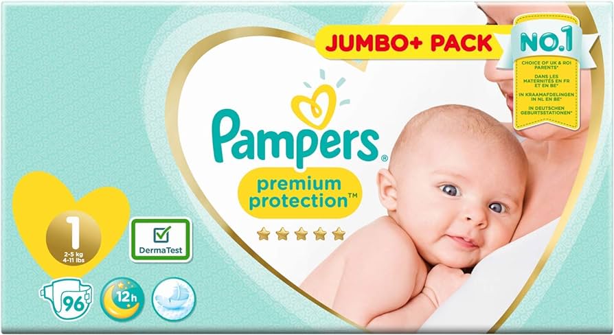 tort z pampersów firmy pampers