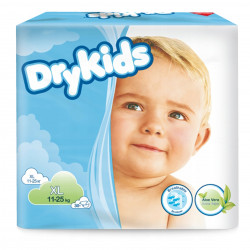 żółty pampers mokry