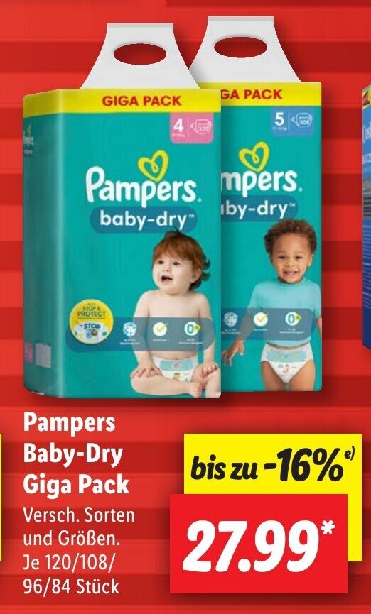 kauffland pieluchy pampers