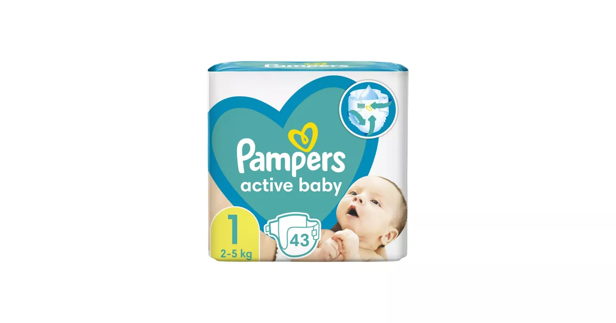 pampers active baby-dry pieluchy jednorazowe rozmiar 3 midi 208 szt