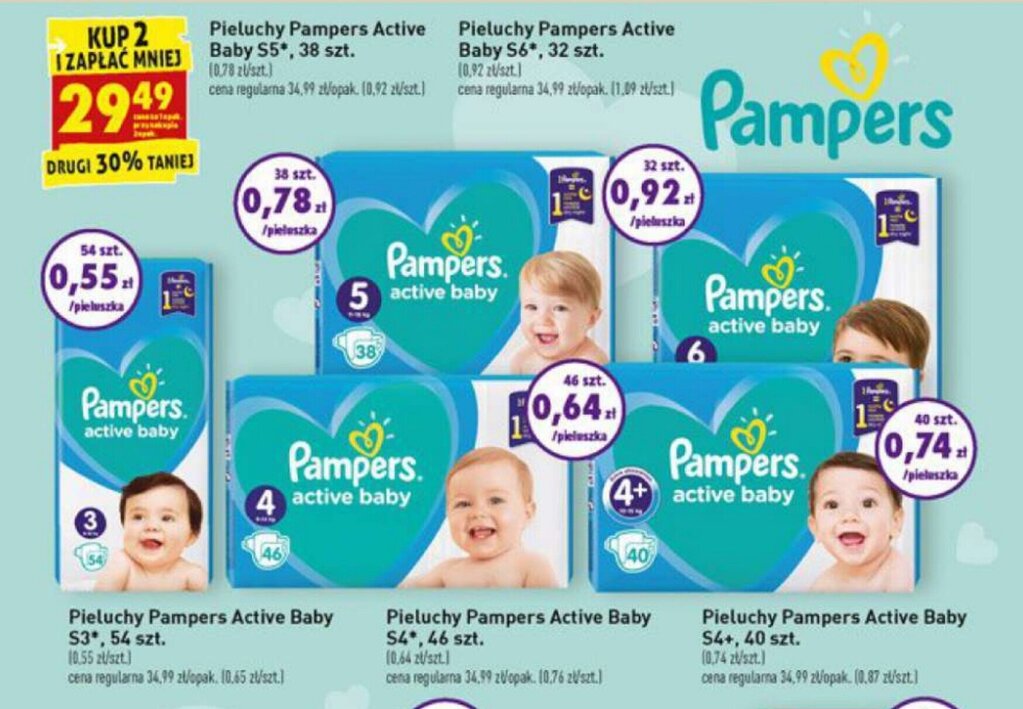 pieluchy pampers pants biedronka