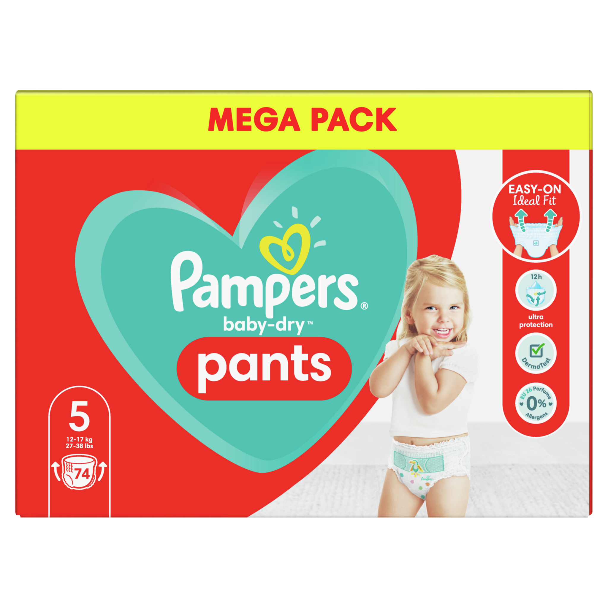 pampers water