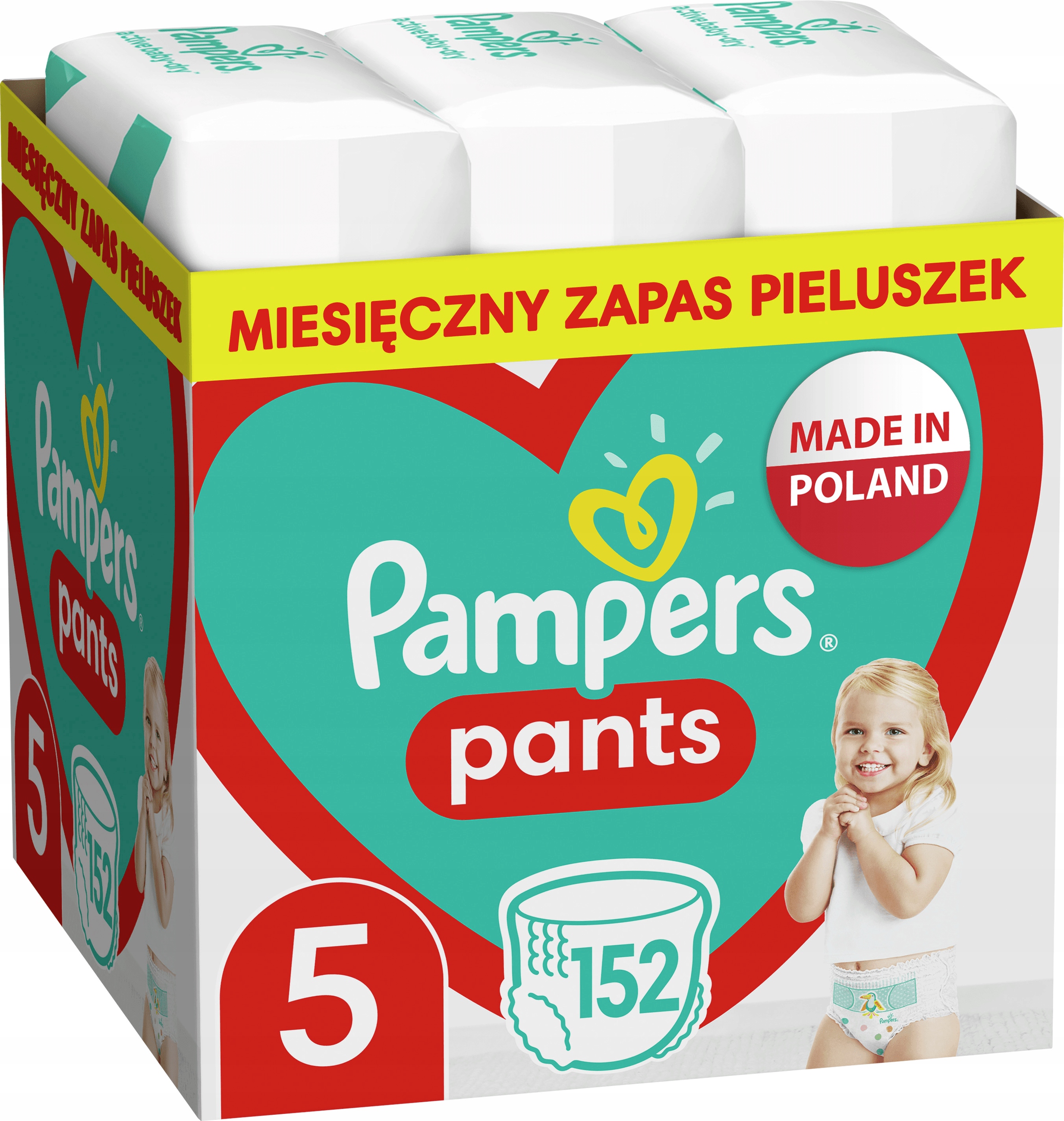 girls and baby pampers