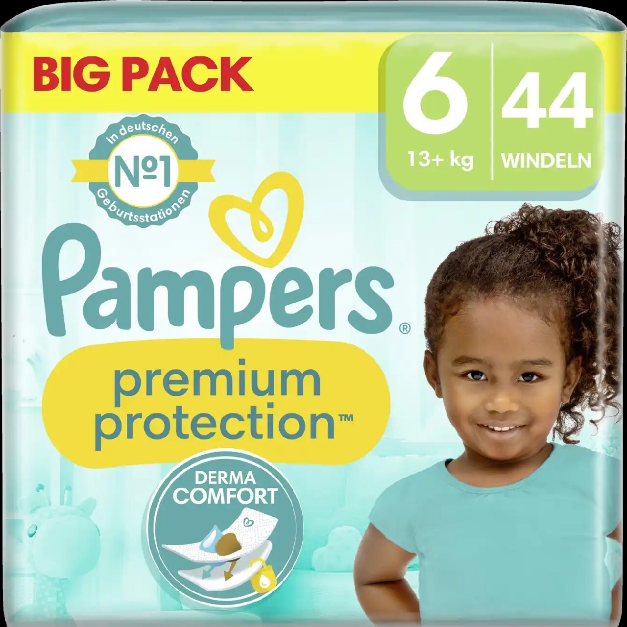 pampers active dry 1 43 szt