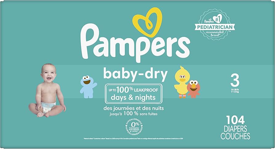 pampers sleep&play pieluchy rozmiar 3 midi 4-9kg 58 sztuk