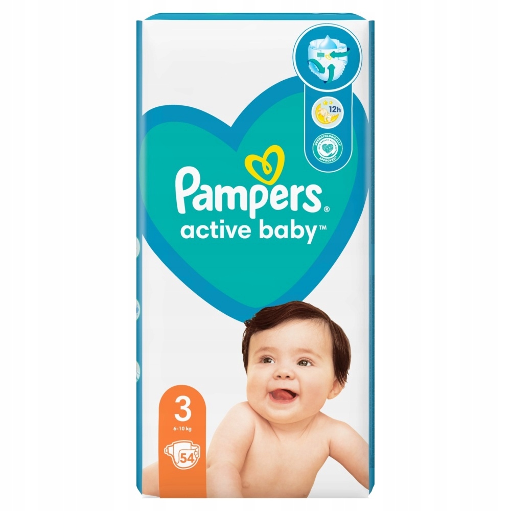 pampers active baby-dry 3 208szt