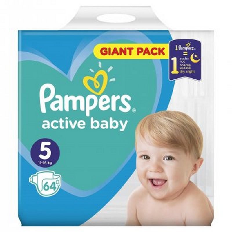 pampers active baby dry 4 90 szt