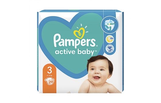 pampers active baby 3 150 szt