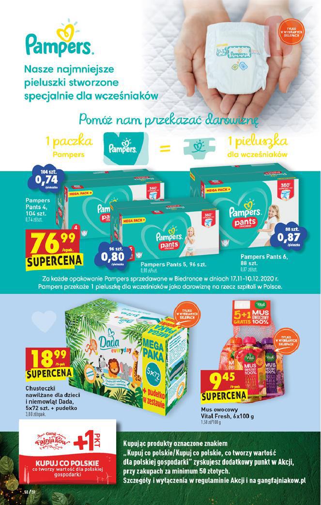 pampers active baby 4 biedronka