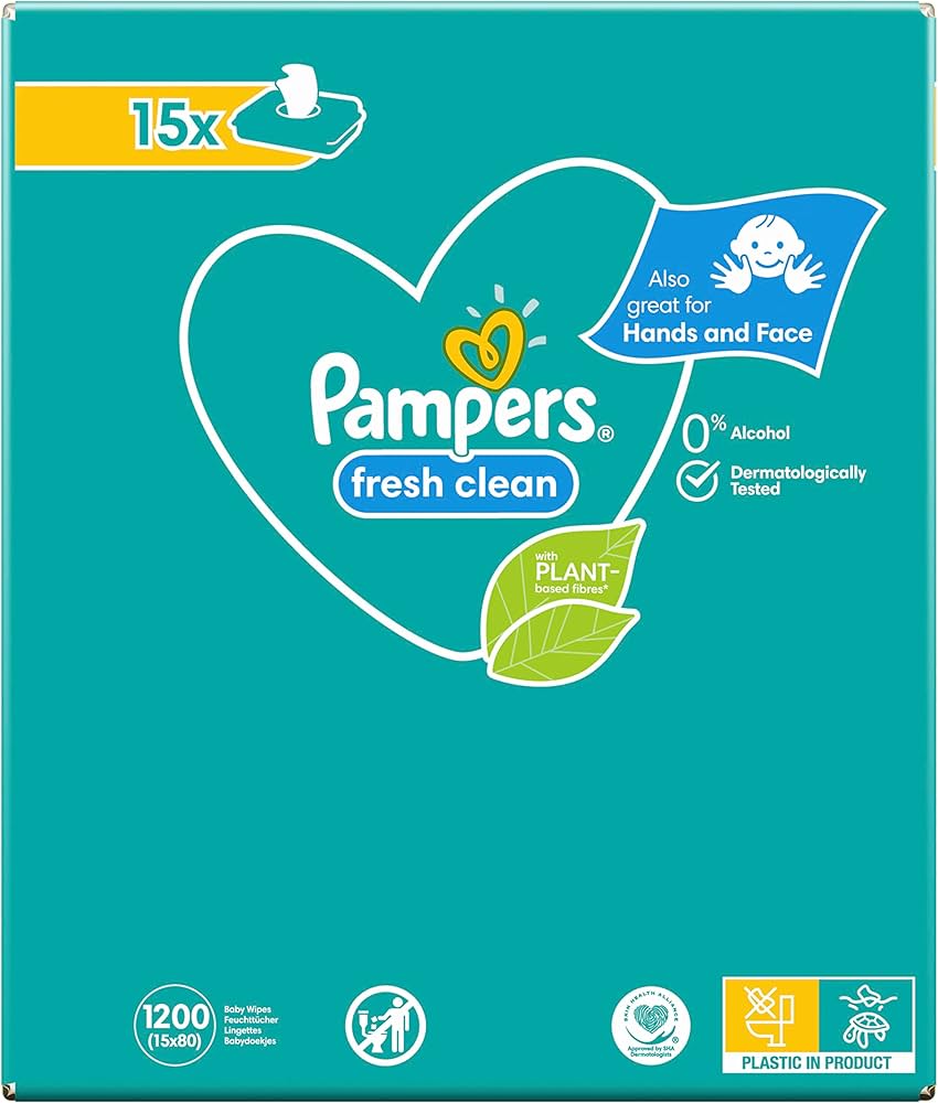 fresh clean pampers 4 pak cena