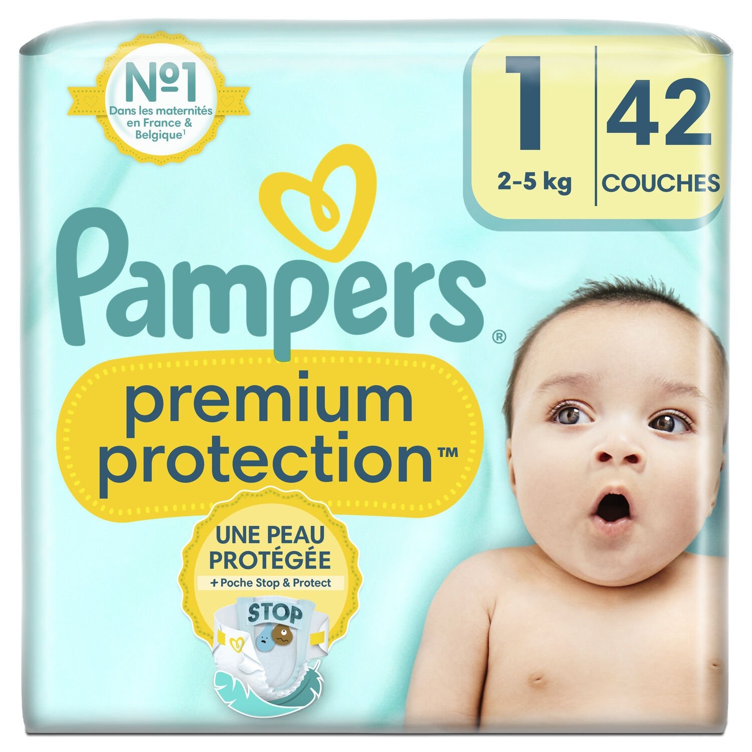 pampers premium protection 1 22szt