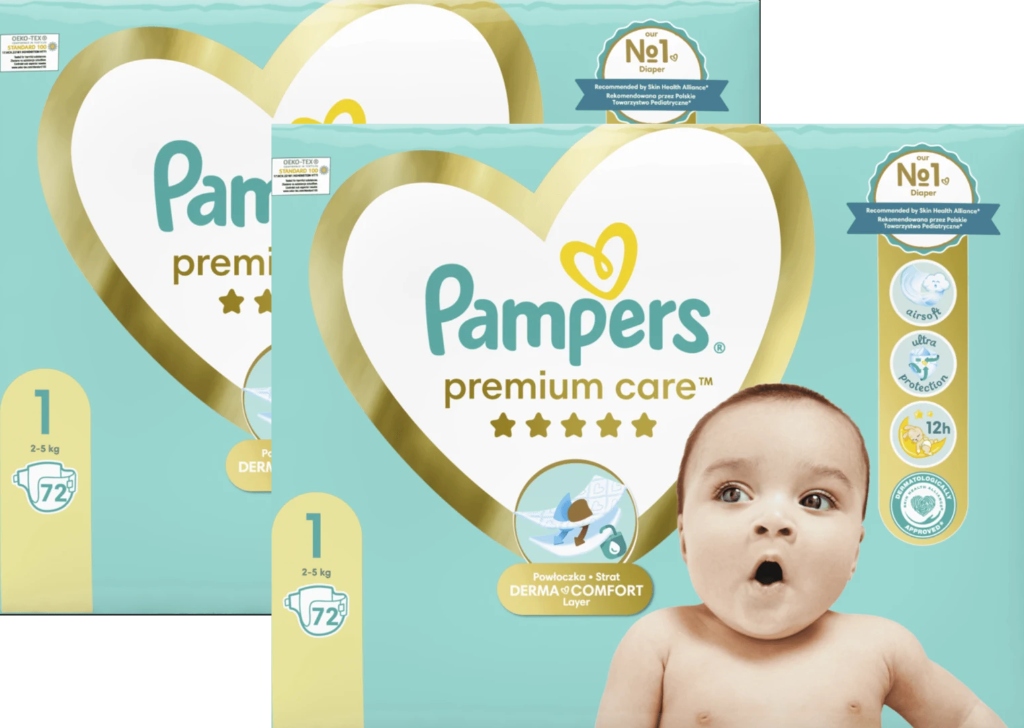 pampers palący sie